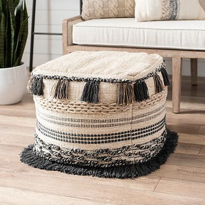 KE S12 Handwoven Pouf